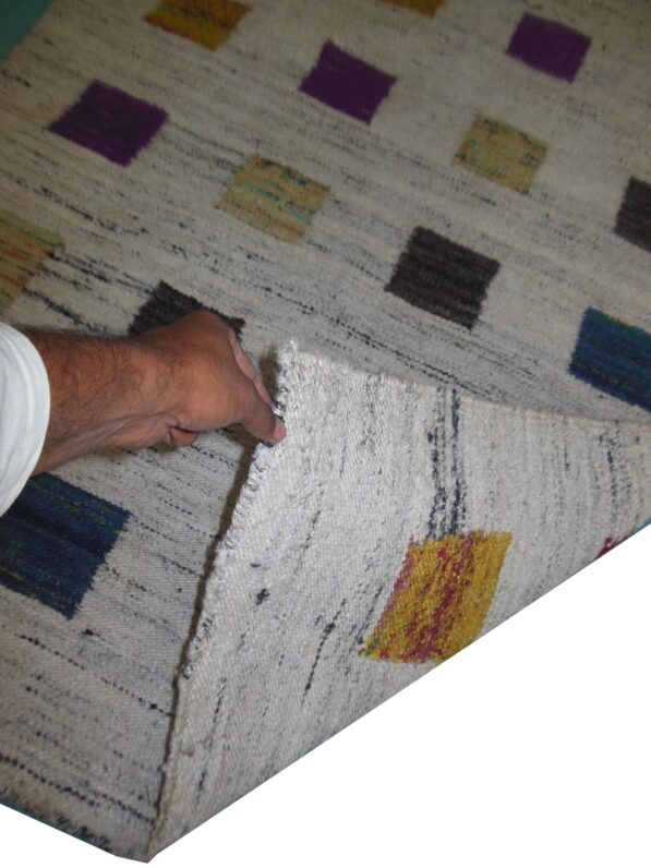 Hand-Woven Flat-weaved Sari-silk #DSCN6530